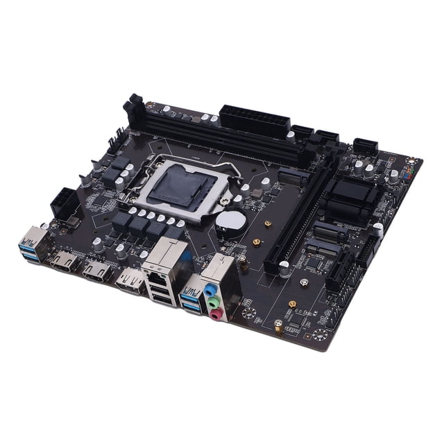 Placa Base Para Juegos, Interfaz Multimedia HD Memoria De 64 GB LGA 1200 Placa Base DDR4 H511 ATX De 2 Canales Puertos M.2 NVME Para Trabajar