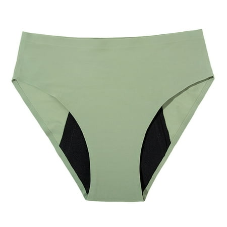 

Baywell Period Underwear for Women Heavy Flow 4 Layer Leakproof Underwear Panties Mid Waist Menstrual Period Panties Postpartum Menstrual Protective Briefs Seamless Ladies Panties Briefs Girls