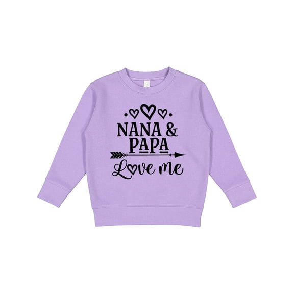 Inktastic Nana Papa Love Me Grandchild Toddler Sweatshirt