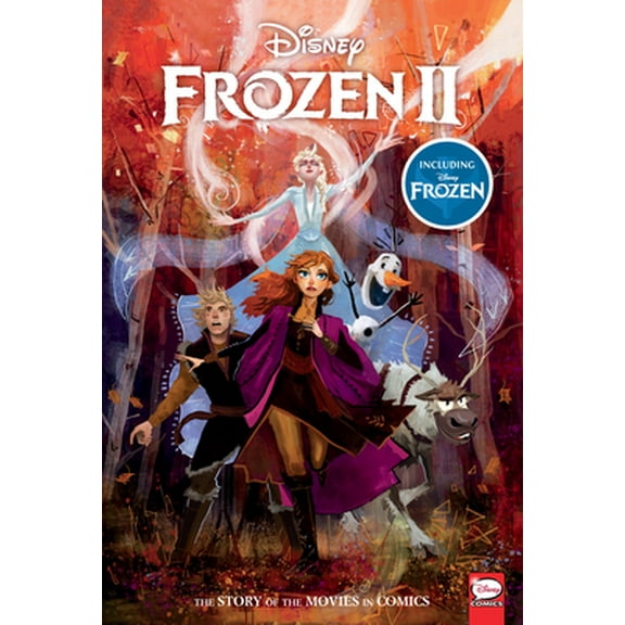 Pre-Owned Disney Frozen and Frozen 2: The Story of the Movies in Comics (Hardcover) 1506717381 9781506717388