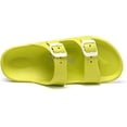 thumbnail image 2 of Men's Women's EVA Flat Sandals Adjustable Double Buckle Rubber Slide Sandals, 2 of 14