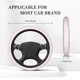 thumbnail image 3 of Fotbe Pink Paw Funda para Volante Universal de 15 pulgadas, Accesorios para Auto para Hombre y Mujer, Protector de Volante Cómodo para SUV y Sedán, 3 of 6