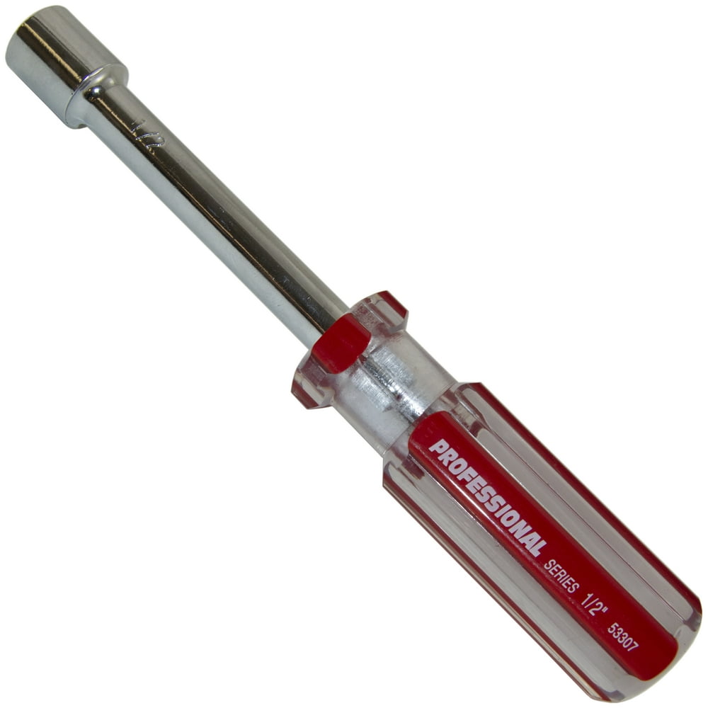 1/2" Nut Driver with Hollow Shaft, Made in USA