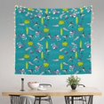 thumbnail image 2 of Sikiie Cute Shark Turtle tapestry wall hanging home decor for bedrooms, living rooms, dorms 60x51in, 2 of 6