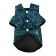 thumbnail image 3 of Moocorvic Waterproof Pet Clothes for Small Dogs Cats Cozy Snow Jacket Style Plaid Winter Coat(Green,XS), 3 of 7