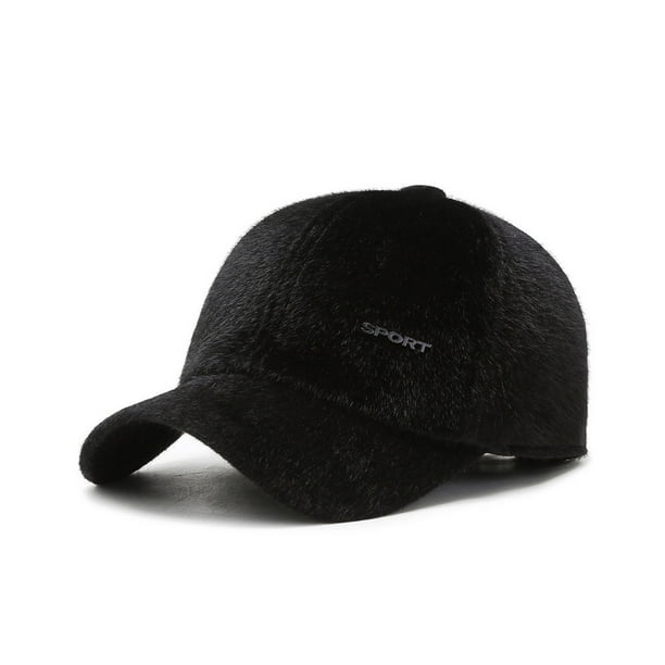 Gorra de béisbol Minnieouse con protector de oídos Algodón portátil ajustable tipo 9