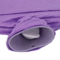 thumbnail image 2 of Bouillotte avec housse en peluche pour homme et femme, 2 L, en PVC souple, pour douleurs au cou et aux épaules, violet, 2 of 4