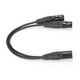 thumbnail image 4 of Cable divisor de audio y micrófono tipo Y JORINDO JD606 XLR macho a doble XLR hembra, 4 of 14