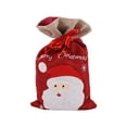 thumbnail image 2 of HongHeng Clearance Under $2.00 Christmas Gift Bags Bags Large Drawstring Gift Bags Drawstring Gift Bags Christmas Decoration Accessories Christmas Candy Party Gifts, 2 of 6