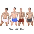 thumbnail image 2 of Toalla pantalones microfibra suave usable baño corto playa gimnasio pantalones cortos azul JShteea Para Estrenar, 2 of 6