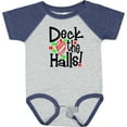 thumbnail image 3 of Inktastic Deck the Halls Christmas Ornament Boys or Girls Baby Bodysuit, 3 of 5