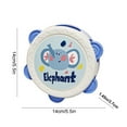 thumbnail image 3 of Blue Kids Musical Tambourine Toy For Early Learning With Gentle Sounds Safe For Infants 6 Months And Up, 3 of 6