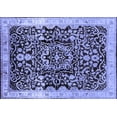 thumbnail image 1 of Ahgly Company Indoor Rectangle Oriental Blue Industrial Area Rugs, 5' x 7', 1 of 4