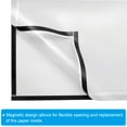 thumbnail image 3 of Uxcell 12.8" x 17.72" Magnetic Display Frame A3 Adhesive Magnetic Sign Holder Silver 5 Pack, 3 of 5
