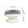 thumbnail image 6 of Scalp Massager Shampoo Brush | Hair Massager Dandruff Comb | Soft Rubber Scalp Exfoliator Scalp Brush for Hair Growth, Dandruff Removal, Soothing, 6 of 9