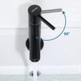 thumbnail image 3 of ZHAOCHENG Grifo para lavabo CECIPA NEGRO, grifo para baño, grifo para lavabo con caño, solo agua fría, 3 of 3
