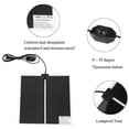 thumbnail image 4 of WJCA 14W Reptile Heating Pad with Temperature Adjustment - 110V Non-Adhesive Removable Under Tank Mat, Reliable Heating Solution for Tortoises, Snakes, Lizards, Geckos, Hermit Crabs, Turtles & Amphibi, 4 of 8