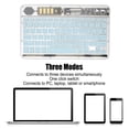 thumbnail image 3 of Clavier Souris Transparent Combo, Ensemble Clavier et Souris, Clavier Souris Rétroéclairé à 3 Modes pour Tablette PC Téléphone Mobile, 3 of 8