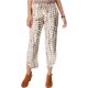thumbnail image 1 of American Rag - Pantalones cortos casuales suaves con dobladillo en forma de lágrima para mujer, marrón, pequeño American Rag recortado, 1 of 1