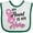White and Green, variant on Inktastic My Aunt is My Hero Breast Cancer Awareness Boys or Girls Baby Bib