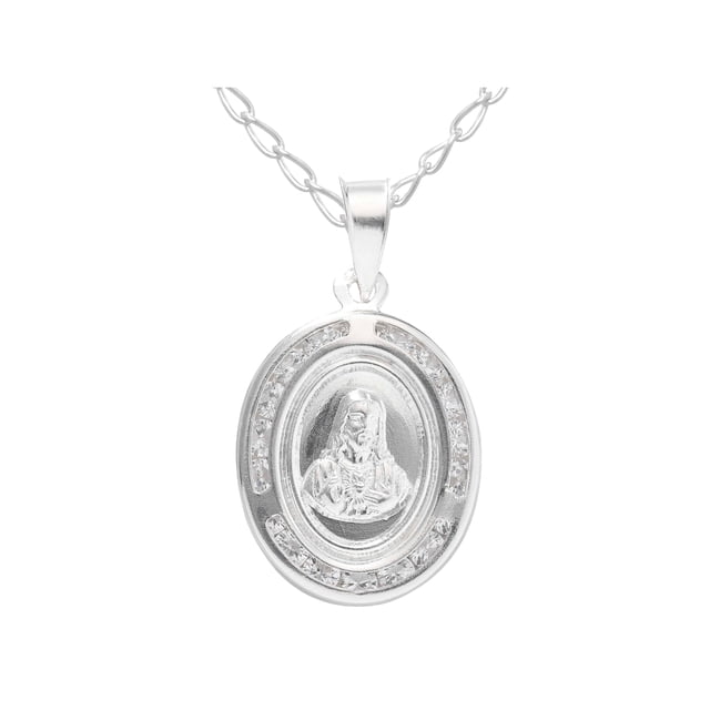 Collar Sagrado Corazón Horoz Plata 925 WP1525