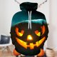 thumbnail image 3 of Sudadera Jersey informal con estampado digital 3D, estilo Halloween, unisex, ajuste holgado, traje diario Ygjytge Negro T XXL para Mujer, 3 of 5