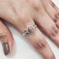 thumbnail image 4 of Natural Unakite Jasper Ring, Unakite Jasper Gemstone Ring, Tiny Bohemian Ring, 925 Sterling Silver, Designer Womens Ring, Christmas Thanksgiving, Handmade Statement Jewelry, Natural Jasper, 4 of 8