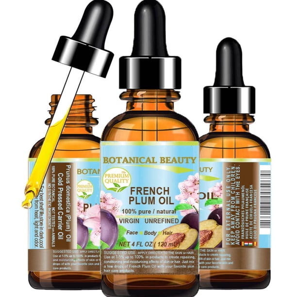 Aceite de Ciruela Botánico Carrier Oil Beauty 120 mL 100% Puro