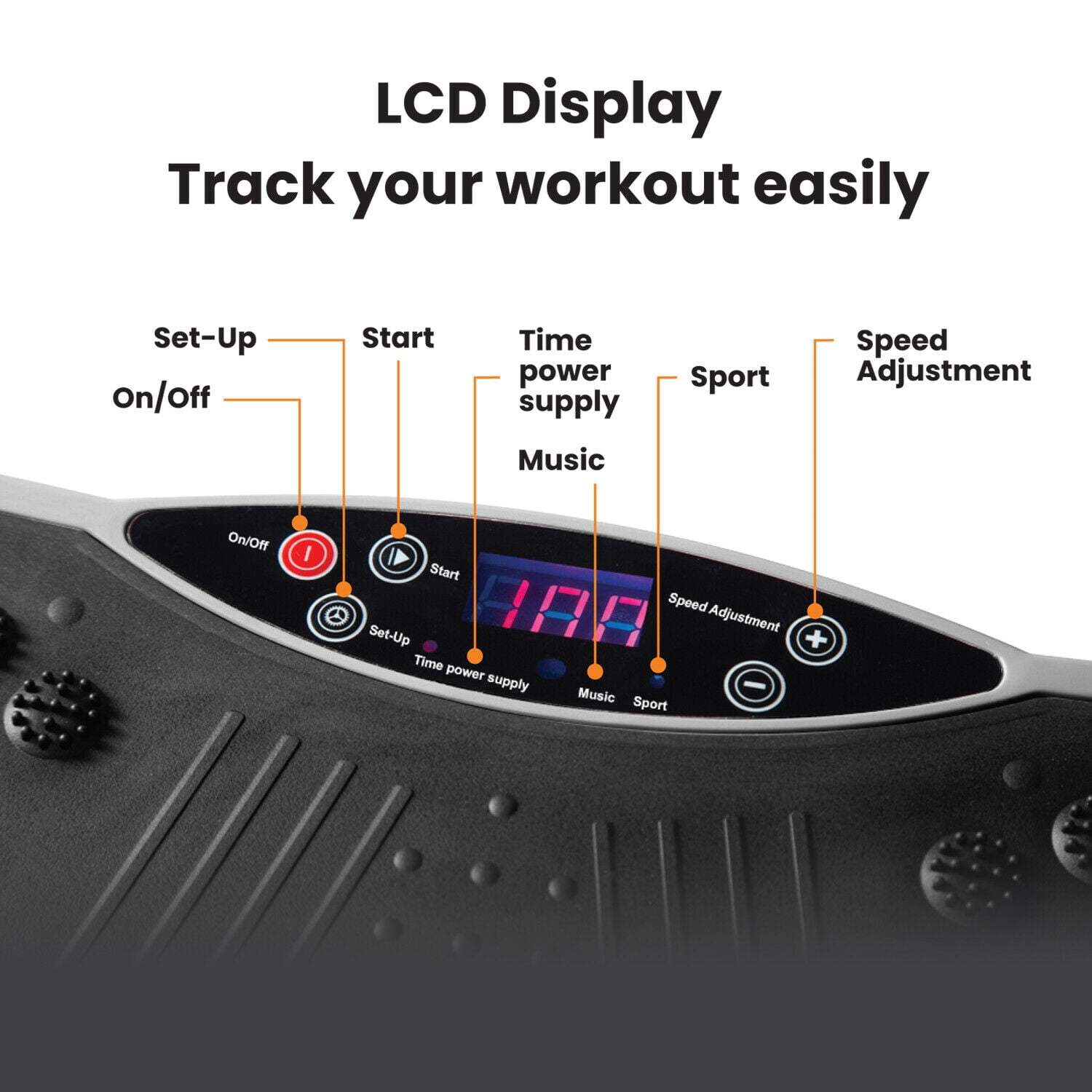 TRAKK Plate Vibration Plate Exercise Machine with Bluetooth