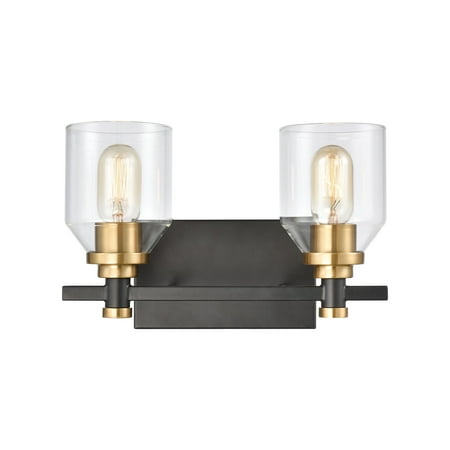 

Elk Home Cambria 13 Wide 2-Light Vanity Light - Matte Black