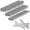 304 stainless steel, variant on Stainless Steel 304 18 Gauge 1/4 Inch Narrow Crown Staples, 1600-Count (1/2"+3/4"+1") and Brad Nails (5/8"), 400 per Size, Assorted Size Project Pack