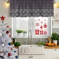 thumbnail image 5 of 2 Pack Valances for Window, Boho Purple Flower Short Curtains for Kitchen Bedroom Living Room, Abstract Bohemia Pesley Floral Rod Pocket Small Window Treatment Valance Drapes 42 x 12 Inch, 5 of 8