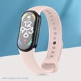 thumbnail image 1 of Instalación tipo prensa de silicona para correa de reloj para Xiaomi Mi Band 8 (rosa) Sywqhk Para estrenar, 1 of 8