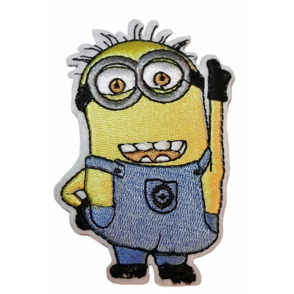 Despicable Me Movie Minion Character 3 1/2" Tall Embroidered Patch