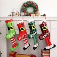 thumbnail image 3 of 4 calcetines navideños, calcetines colgantes personalizados para Navidad, decoración para fiestas navideñas., 3 of 5