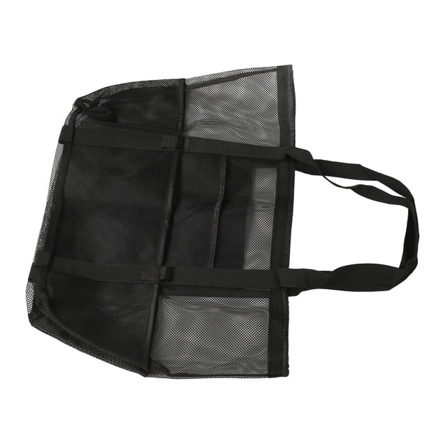 Bolsa De Malla Hueca Para Playa, Bolsa De Playa Plegable De 40L, Bolsillos Adicionales Para Exteriores
