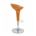 thumbnail image 2 of Alpha Tabouret de Style Bombo Contemporain - Orange Twist, 2 of 2