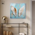 thumbnail image 3 of Weathered Wings I Framed High-Gloss Acrylic Glass Wall Art Wings Wall Art by Art Remedy, White Frame, 30 x 30, 3 of 7