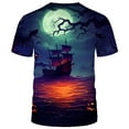 thumbnail image 2 of WHNBCW Funny Pirate T-Shirt Pirate Ship Graphic Tee Shirt, 2 of 7