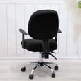 thumbnail image 2 of 2-Piece Stretch Office Chair Cover for Rotating Computer Chair - Soft Polyester Spandex Slipcover with Elastic Band, 2 of 8