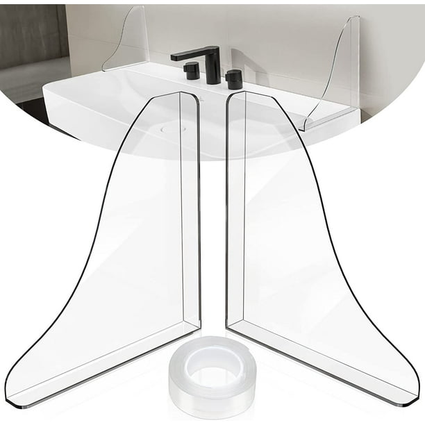 2 Pieces Bathtub Shower Splash Guard, Bathroom Bath Tub Splash Guards