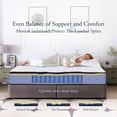 thumbnail image 6 of Full Size Mattress, 10 inch Hybrid Full Mattress in a Box, Memory Foam Mattress with Pocket Springs, Pressure Relief & Motion Isolation, CertiPUR-US Certified, Medium Firm, 6 of 6