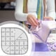 thumbnail image 4 of Non Slip Curved Corner Cutter Ruler DIY Crafts Patchworks Sewing Template Quilting Accessories Multifunctional Ruler, 4 of 5