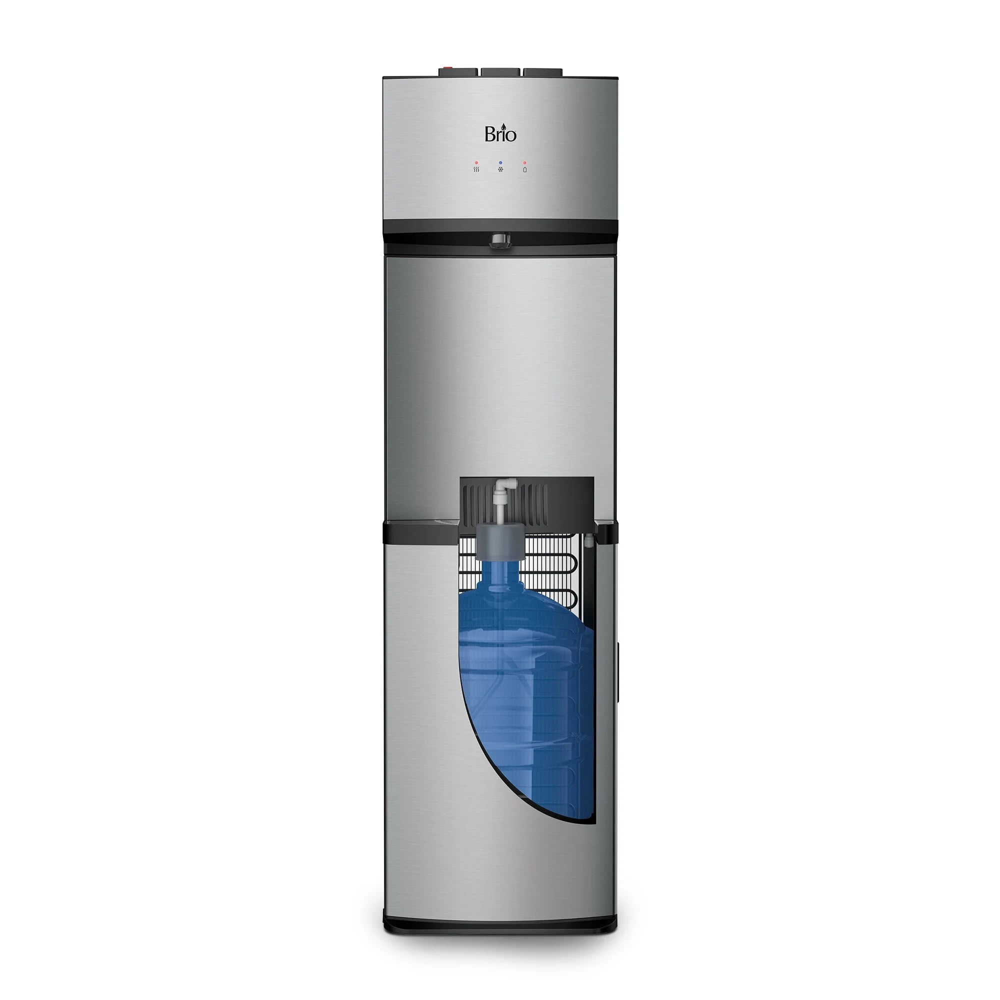Open Box Brio CLBL530SC-W 530 Series Bottom-Load Water Cooler Dispenser