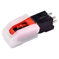 thumbnail image 2 of Juego de 3 accesorios para discos de gramófono con aguja magnética, color rojo, 2 of 6