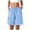 Light Blue, variant on Cargo Shorts Women,Summer High Waisted Bermuda Shorts Casual Trendy Hiking Outfits Knee Length Pant with Pockets (Light Blue, L)