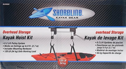 Shoreline Marine Kayak Hoist Storage System South Bend Sporting Goods SL92006 
