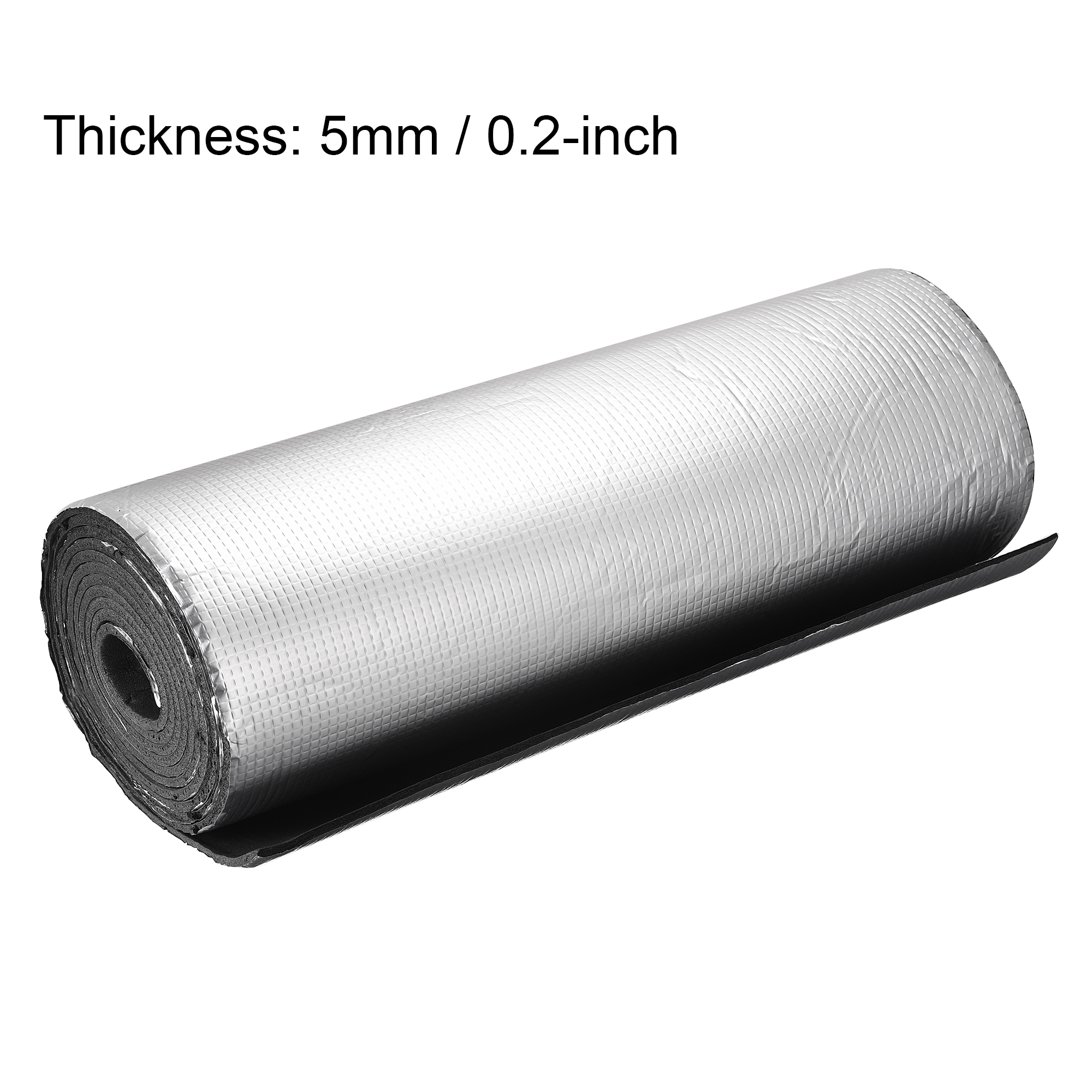 Uxcell 13.1ft x 1.6ft x 0.20'' Waterproof Insulation Sheet Rubber Foam