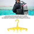 thumbnail image 2 of BCD BC Hanger Multi Purpose Ergonomic ABS Portable Durable Diving Gear for Travel Water Sports Yellow, 2 of 4