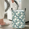 thumbnail image 6 of KLL Flower Waterproof Foldable Laundry Hamper Bucket with Handles for Storage Bin,Kids Room,Home Organizer (Small ), 6 of 7